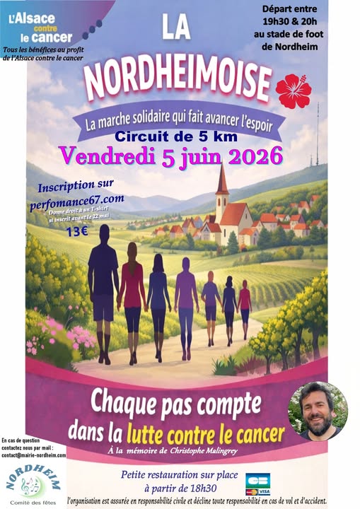 LA NORDHEIMOISE – UNE MARCHE DE 5 KILOMETRES POUR LA BONNE CAUSE