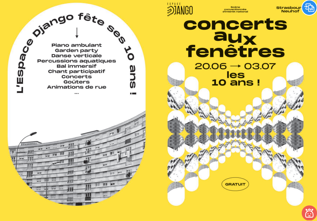 Concerts gratuits au Neuhof