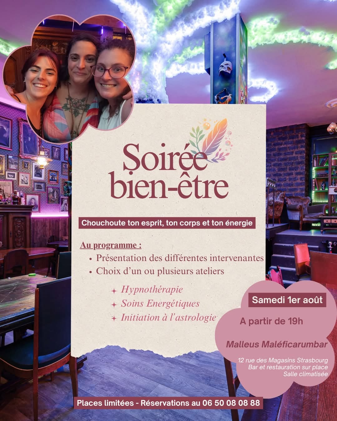 ✨ Soirée Bien-être au Malleus ✨